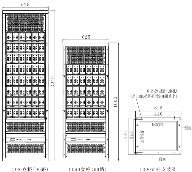 CD90 控制柜（调光+继电器模组，RCD）